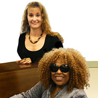 Valerie with Roberta Flack